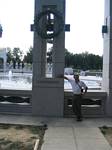 Roger Wendell at the Washington DC World War II Colorado Memorial - September 2006
