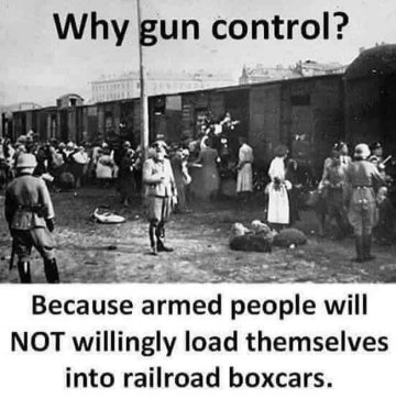 Armed People Won't Load Themselves Into Boxcars