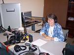 Mary Romano at KGNU's open house on 08-29-2006