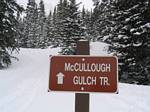 McCullough Gulch Sign - 03-11-2006