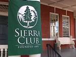 Sierra Club banner at Denver's Tears McFarlane House by Roger J. Wendell - 01-13-2002