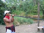 Shacay Demonstrates the Blowgun - Ecuador, 2006