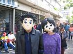 Masks on New Year's Eve Revelers - Quito, Ecuador, December 31st, 2005