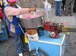 Gasoline Powered Cotton Candy Machine - Quito, Ecuador, December 31st, 2005