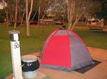 Tenting on Cememt, Australia - November, 2005