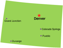 State and County Maps of Colorado