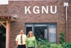 Kelly and Roger at KGNU 2005