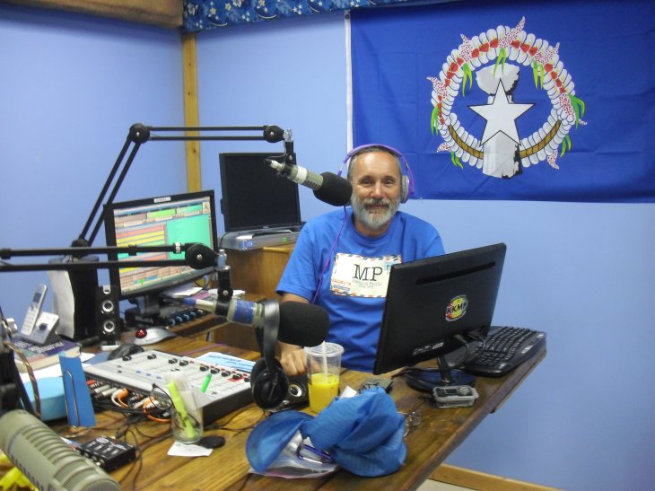 Roger J. Wendell at the KKMP air studio 06-06-2015