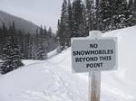 No snowmobiles Butler Gulch trail, Colorado - 12-27-2008.jpg