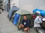 Street Camping in San Francisco - September, 2005