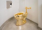 Guggenheim Museum Gold Toilet