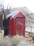 Virginia City Outhouse, Roger J. Wendell - 12-16-2006