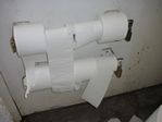Toilet rolls at the Grays and Torreys trailhead outhouse, Colorado - 07-14-2010